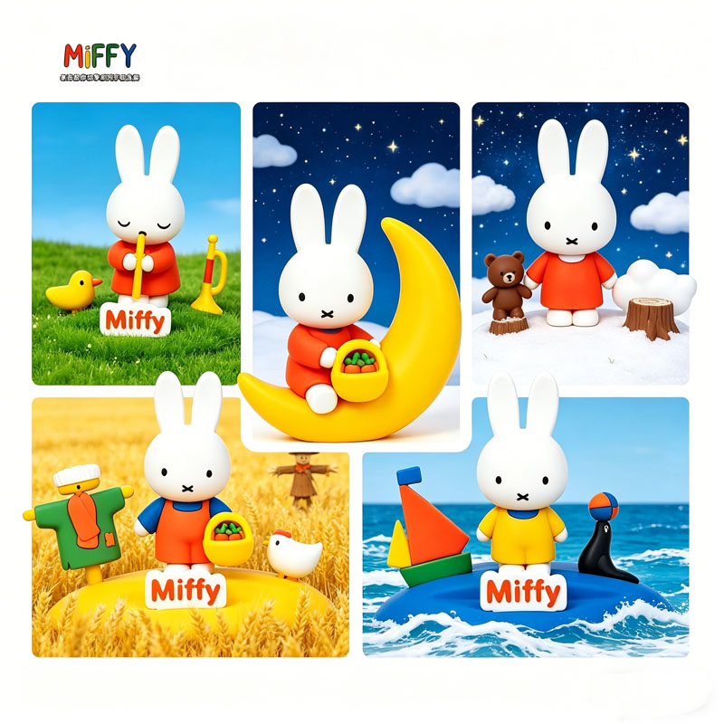 Action Figure Stand - Miffy Seasons Companion A Variety of