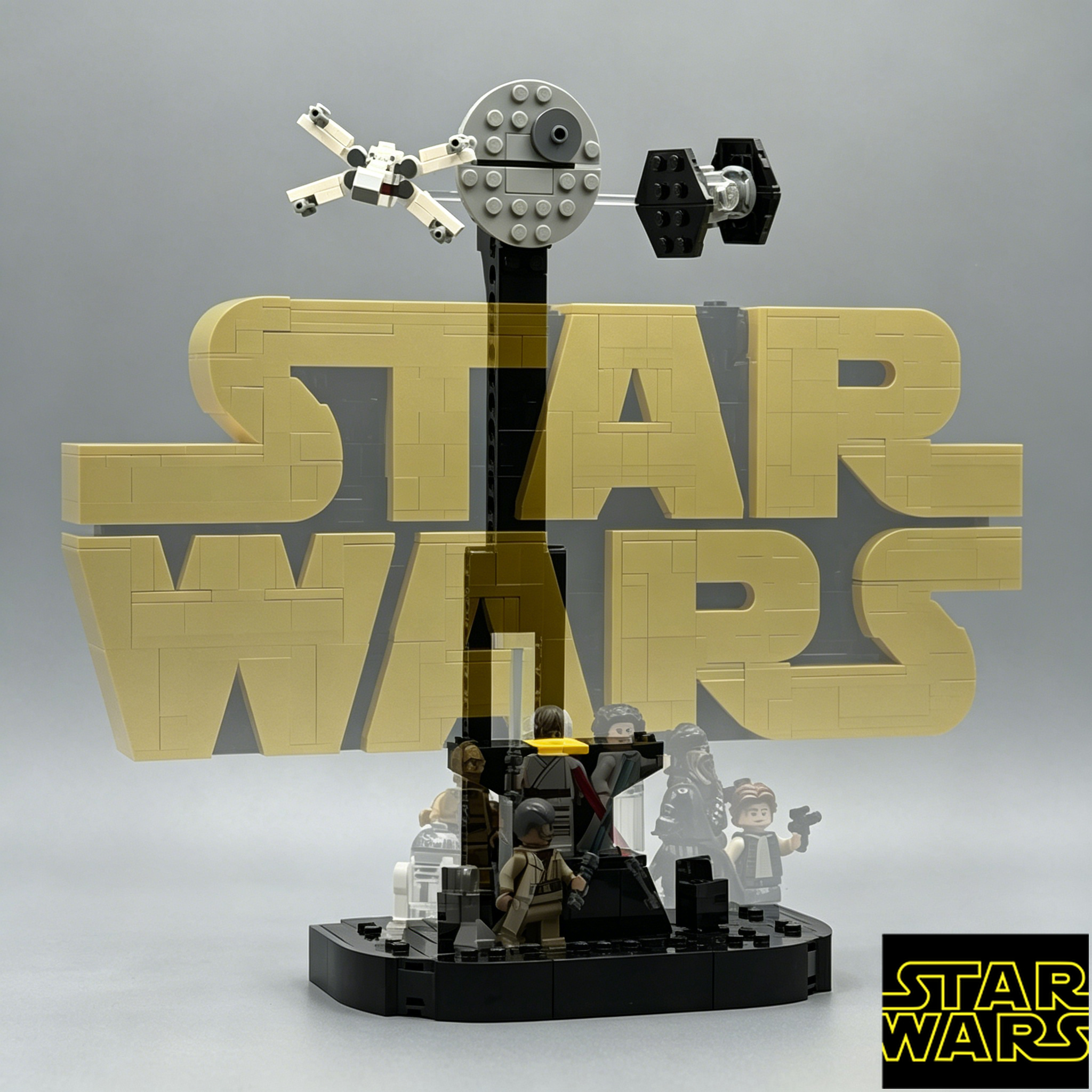 Lego Minifigure Holder - 214pcs MOC Minifigure Display Stand DIY