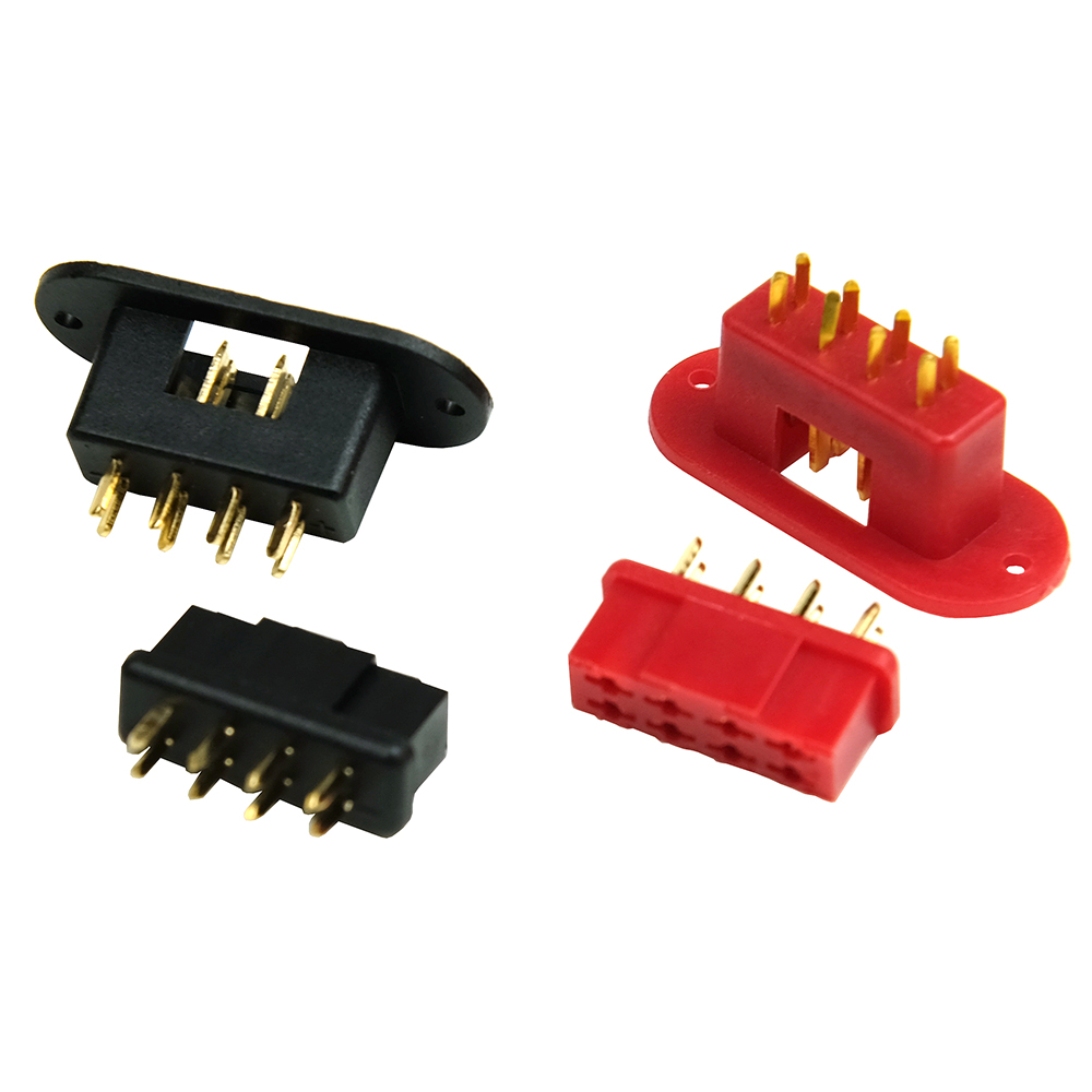Model Airplane Plastic - 1 Pair MPX 8 Pins Gold