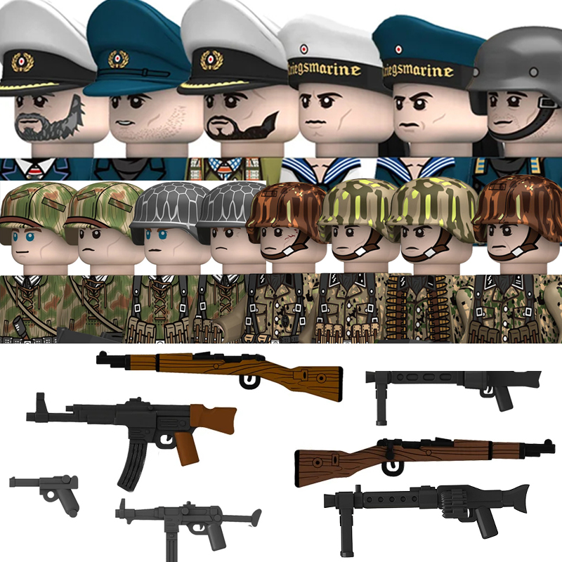 Military WW2 German Navy Figur - Lego Minifigure Holder recensie en prijs