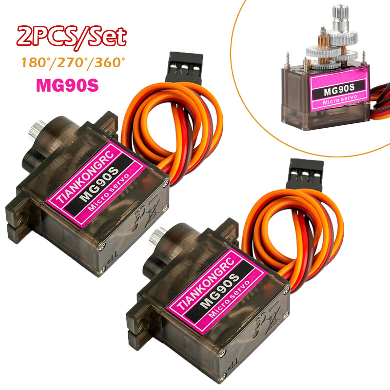 2PCS MG90S Full Metal Gear Mic - Model Airplane Plastic recensie en prijs