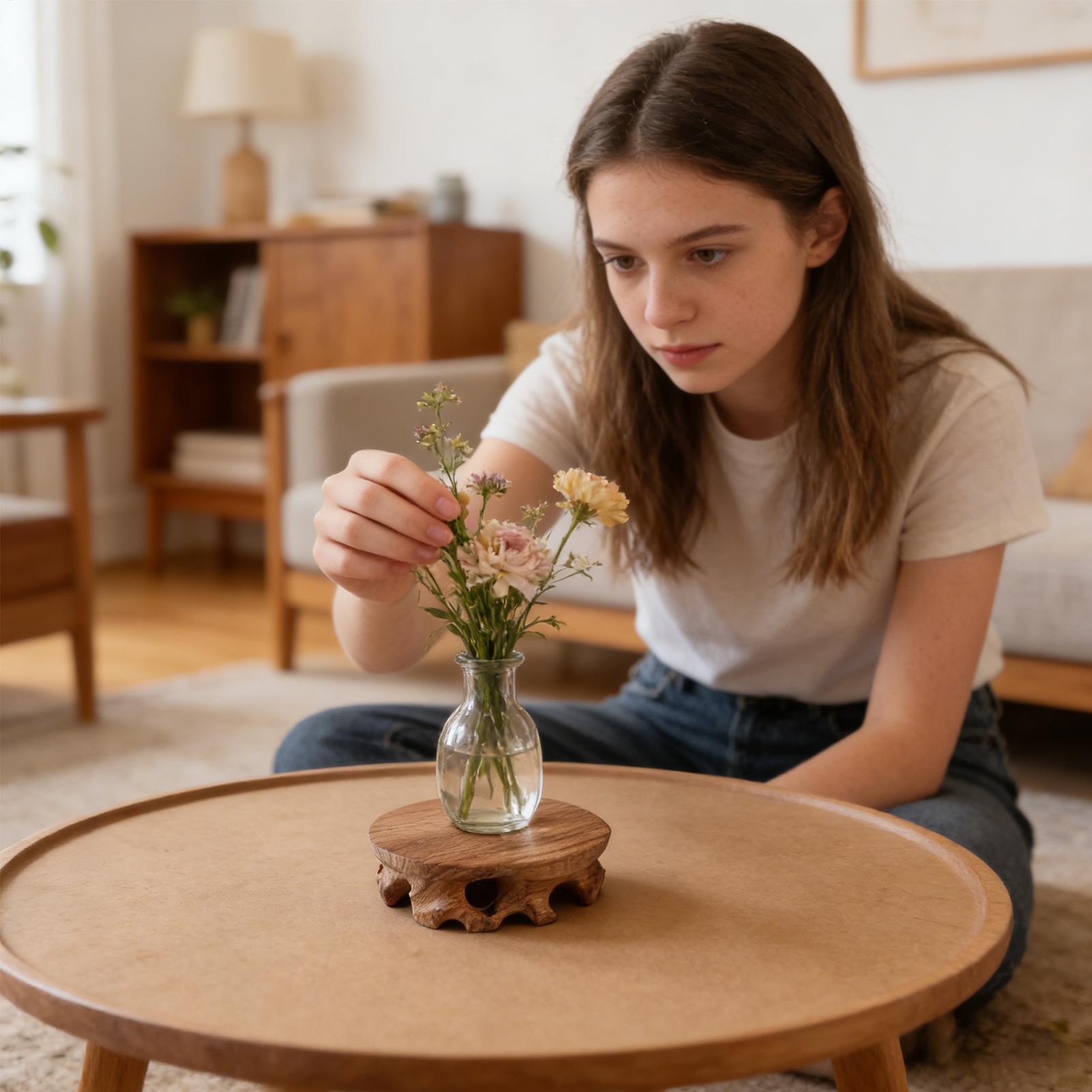 Wooden Pedestal Stand Non-Slip - Display Risers Set recensie en prijs