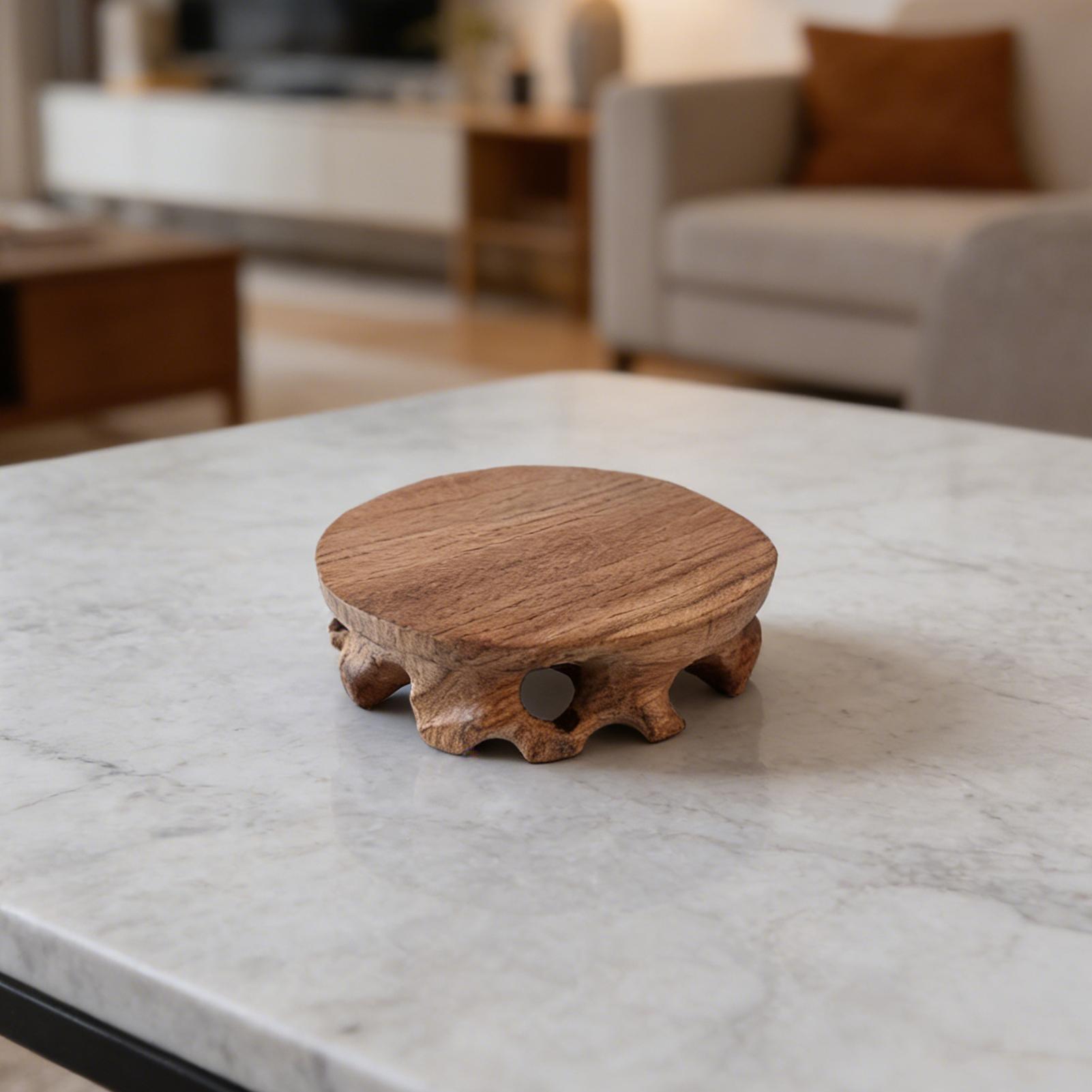 Wooden Pedestal Stand Non-Slip - Display Risers Set recensie en prijs