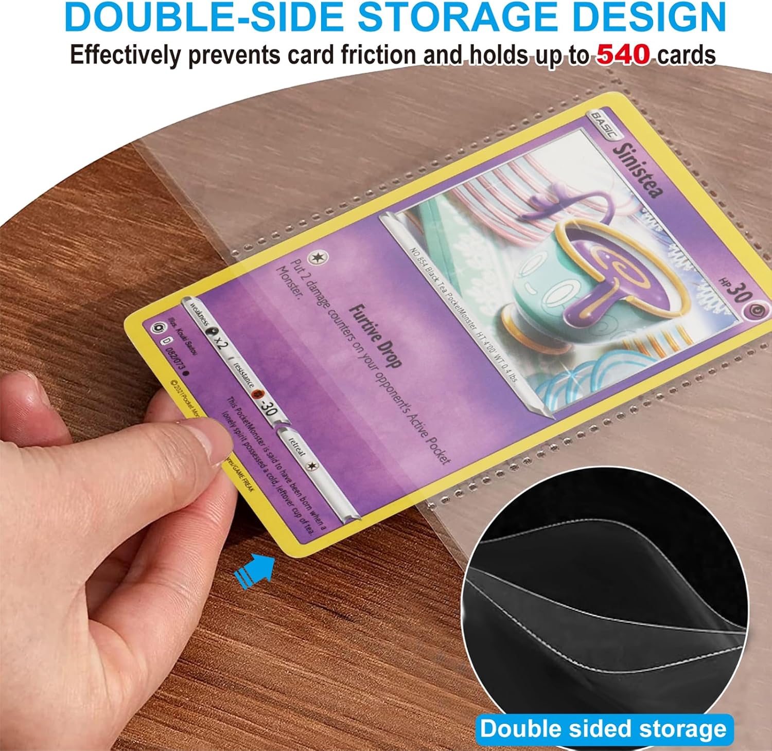 540 Pockets Double-Sided Tradi - Pokemon Binder Card recensie en prijs