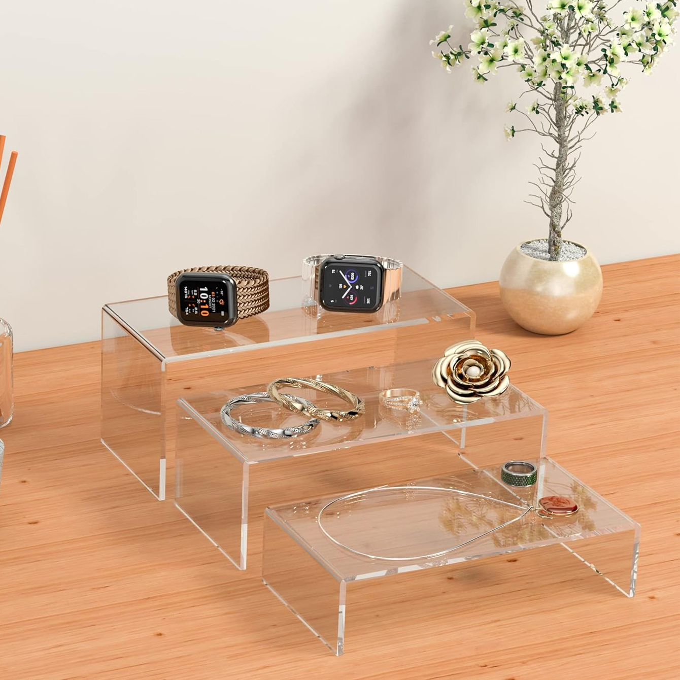 3 pieces of acrylic display sh - Pop Display Shelf recensie en prijs