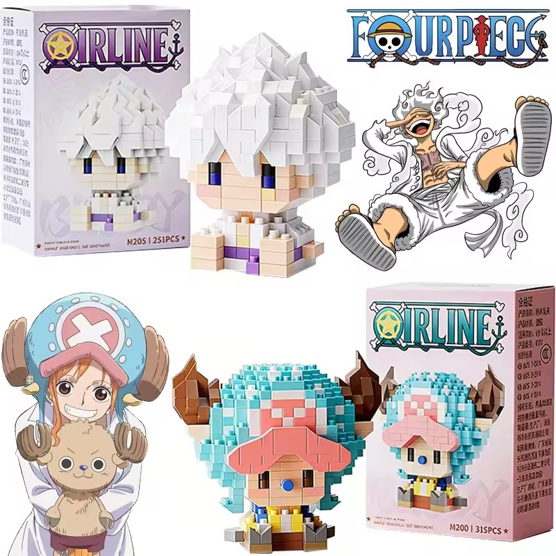 One Piece Anime Sun God Nika L - Building Block Mini recensie en prijs
