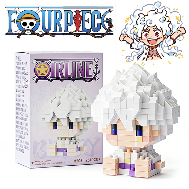 One Piece Anime Sun God Nika L - Building Block Mini recensie en prijs