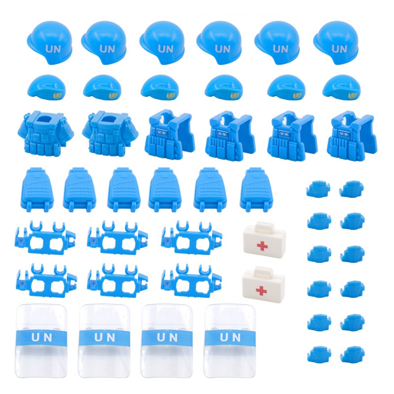 UN peacekeeping Forc Beret Bul - Lego Minifigure Holder recensie en prijs