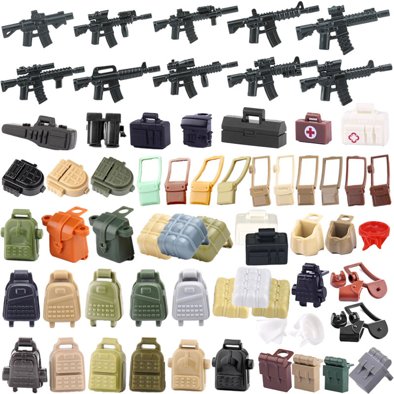 Military Figure Weapons Access - Lego Minifigure Holder recensie en prijs