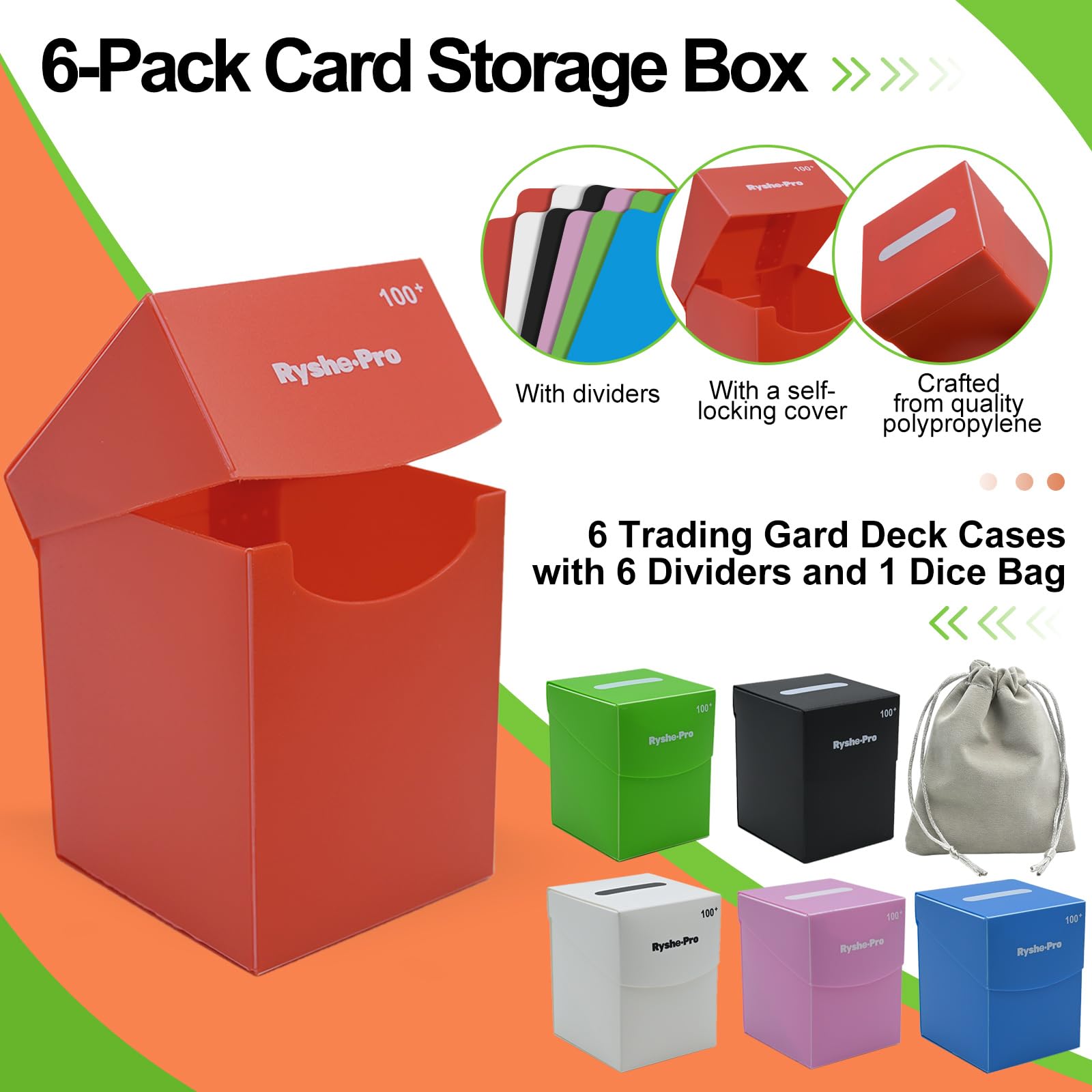 TCG Deck Box for 100+ Cards Co - Trading Card Binder recensie en prijs