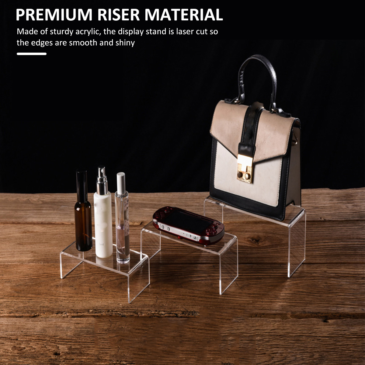 3/6/9Pcs Acrylic Display Stand - Display Risers Set recensie en prijs