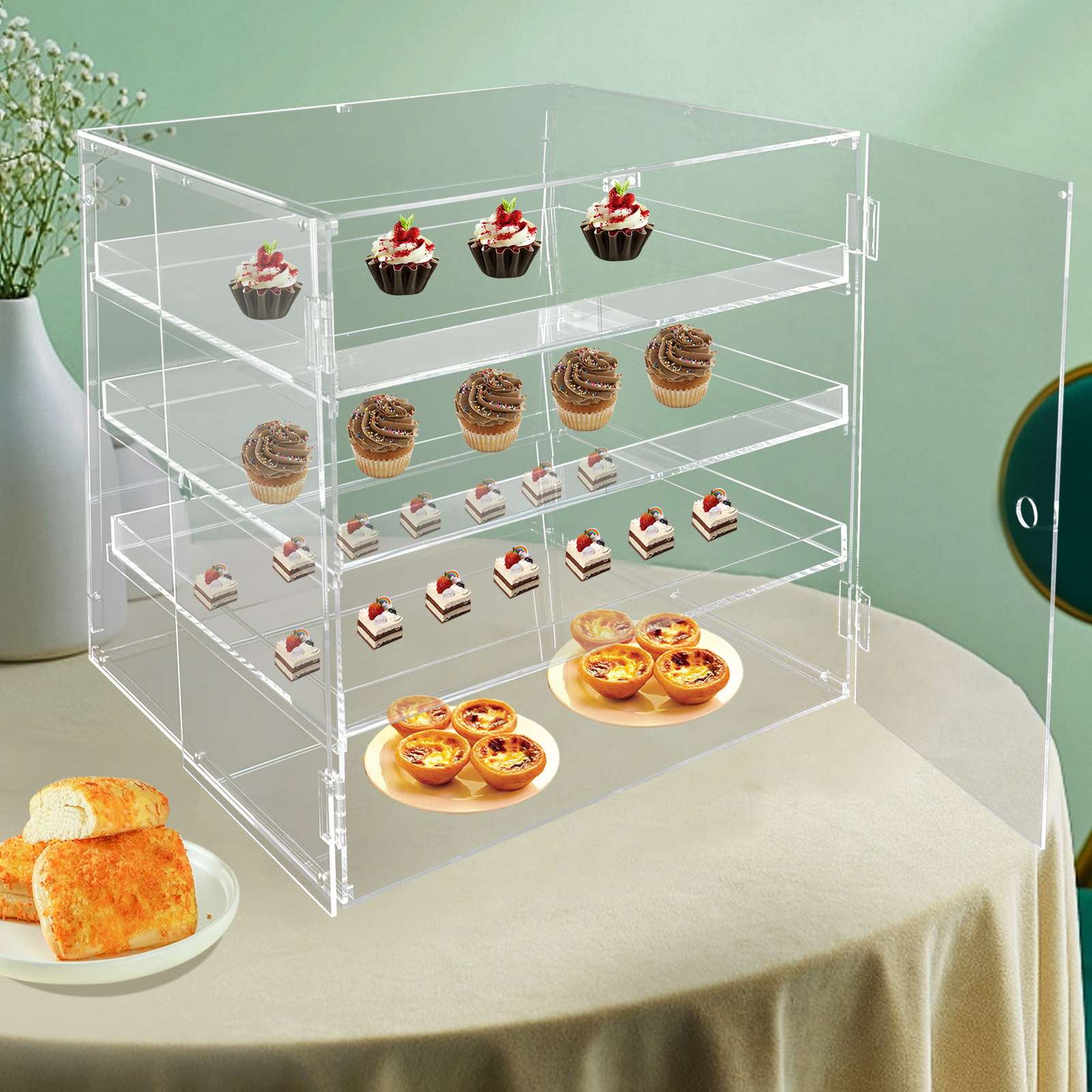 18.7×17.71×17.71inch 3-tier Ac - Display Case Acrylic recensie en prijs