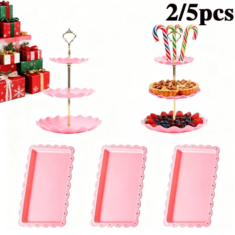 2/5pcs luxury pink cake rack d - Display Risers Set recensie en prijs