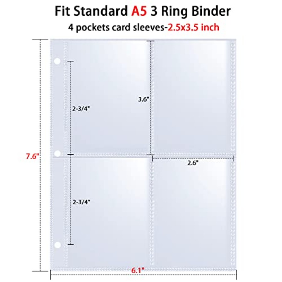 400 Pockets 2.5x3.5 Trading Ca - Trading Card Binder recensie en prijs