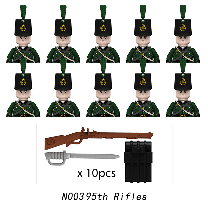 10pcs Napoleonic Wars Military - Lego Minifigure Holder recensie en prijs