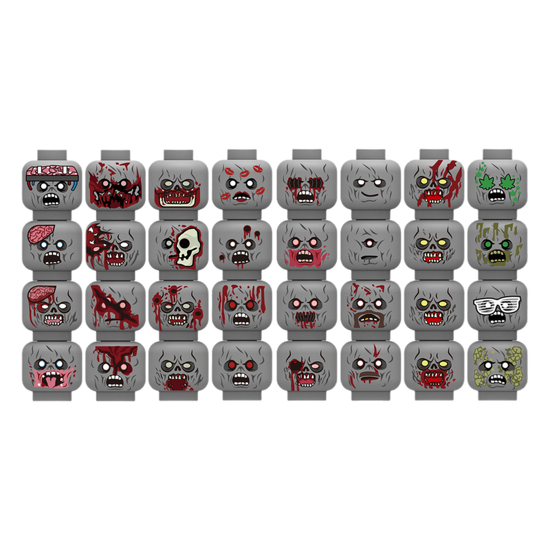 Injured Emotional Face Heads B - Lego Minifigure Holder recensie en prijs