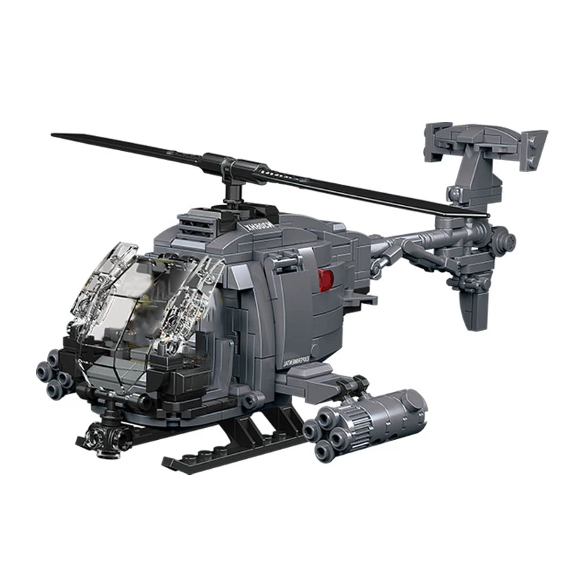 Diy Military  AH-6i Helicopter - Lego Minifigure Holder recensie en prijs